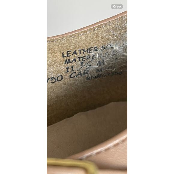 Capezio T-Strap Character Shoe Tan leather 11.5 Dance ballet - Picture 3 of 12